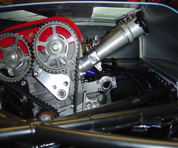 Ford Sigma engine with AT Power throttles, before airbox system.